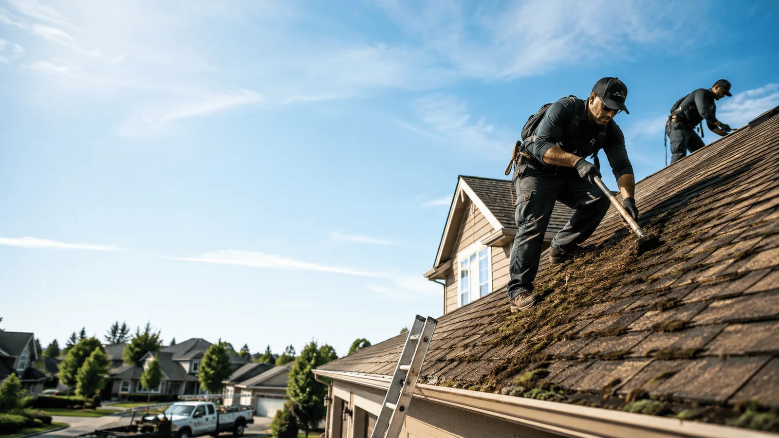 Roof Moss Removal in Ideal, SD near me